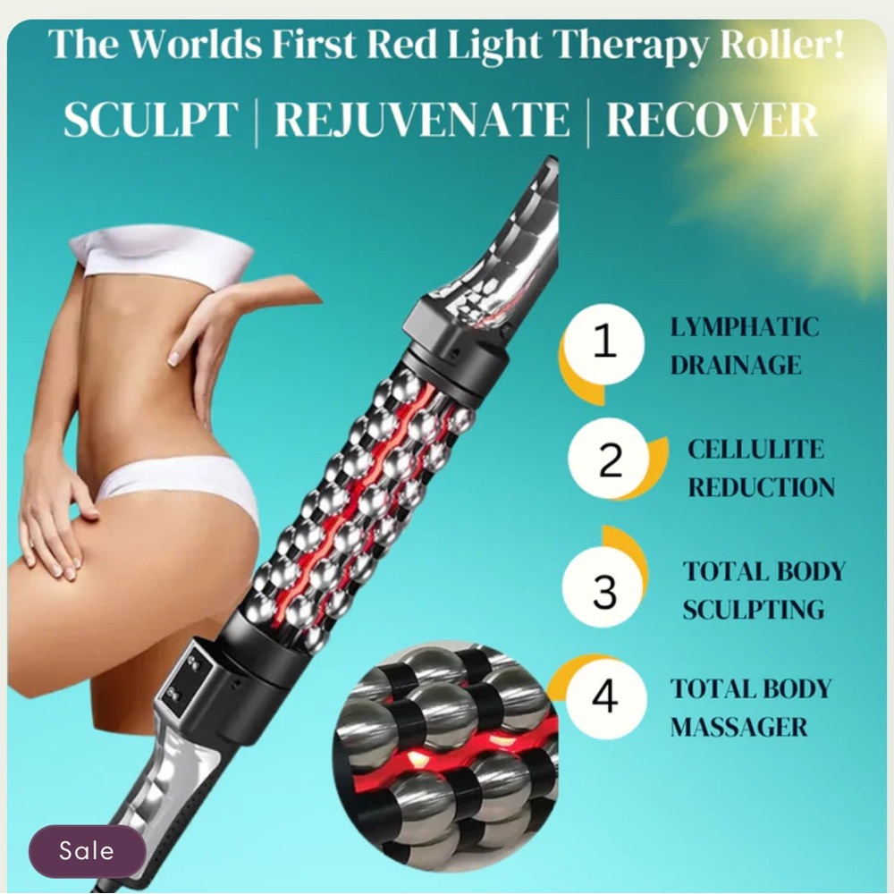 THE ORIGINAL LUMA-RADIANCE
LIPO ROLLER™ Red Light Roller